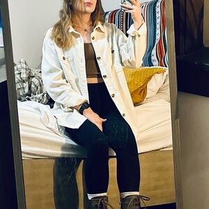 Target White Button-Up Jacket